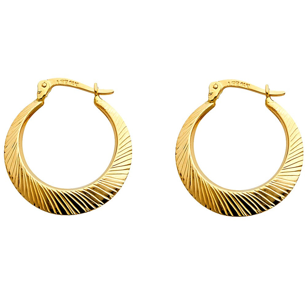 Small hoop earrings